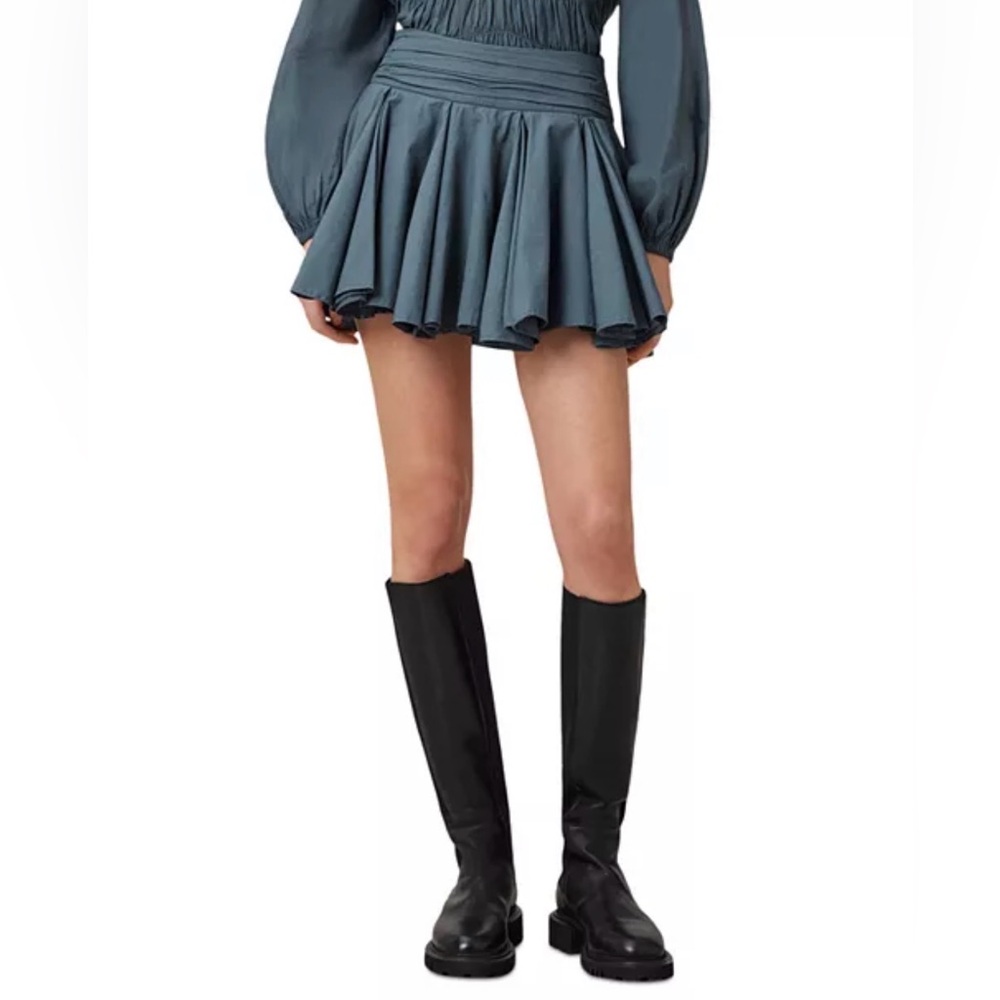 All Saints Charcoal Tulip Skirt